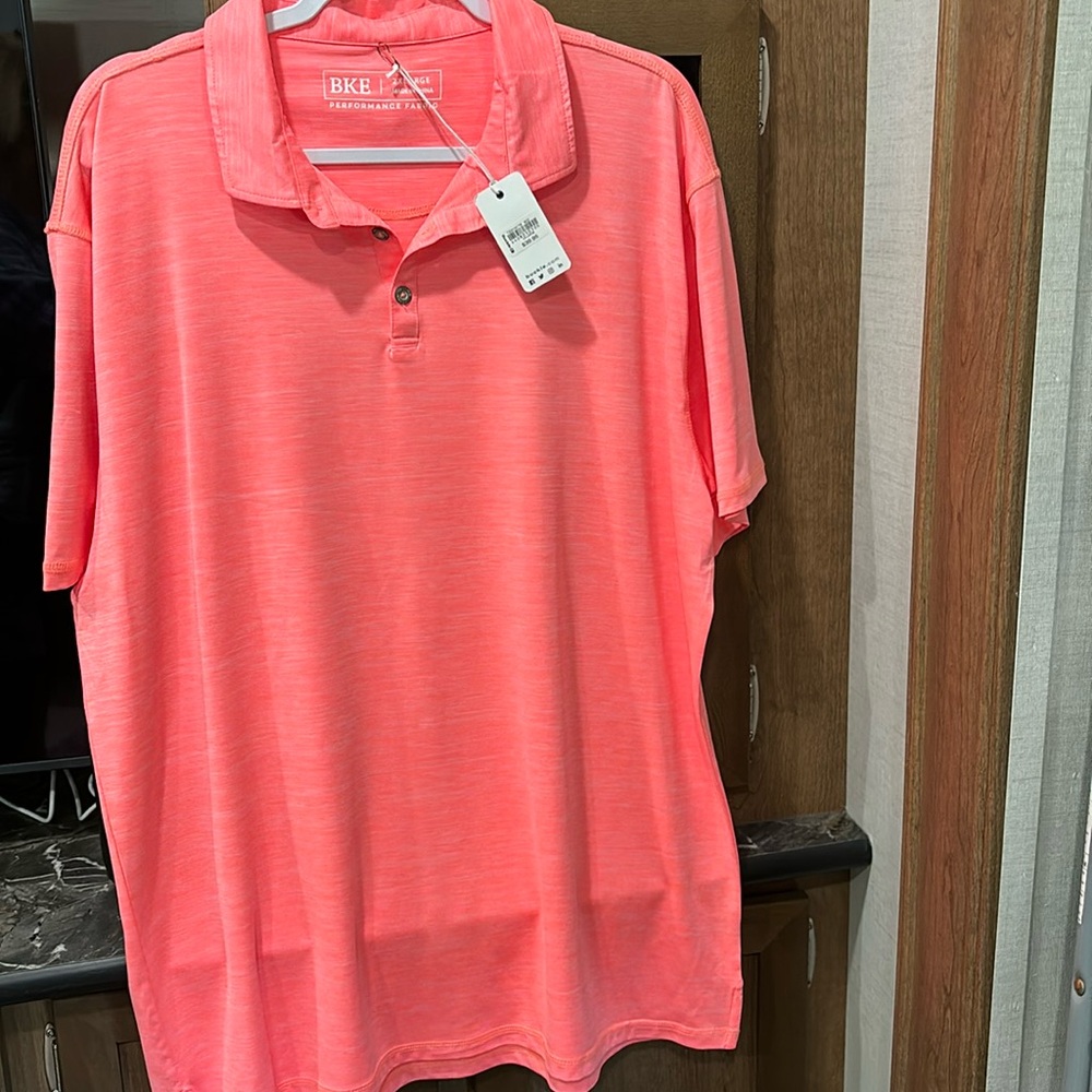 New Men’s BKE Polo Button Down Shirt